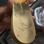 Giuseppe Zanotti Nuvorock Metallic Gold Wing Flat Thong Sandals CRUEL Photo 11