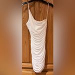 Princess Polly Jocasta One-Shoulder Ruched Mesh Overlay Mini Dress White Size 2 Photo 10