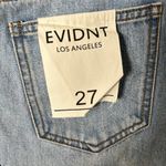 Evidnt Los Angeles Denim Skirt Womens 27 Blue Distressed Raw Hem Jean Skirt Photo 10