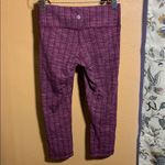 Lululemon Wunder Under Crop in Plum Photo 3