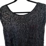 LC Lauren Conrad  Black Sequin Shift Dress size M Photo 1