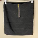 Top Shop Black Mini Skirt Size 2 Chic Formal Party Photo 3