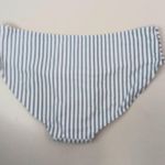 TT 2X Sailor Striped Grommet Mid Rise Bikini Swim Bottoms New Plus Blue Photo 1