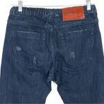 One Teaspoon NEW  Shabbies pull on drawstring distressed cotton boyfriend jeans S Photo 3