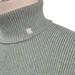 Ralph Lauren Vintage LRL 90s Lauren Green Ribbed Turtleneck 100% Cotton Sz L Photo 1