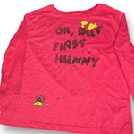 Disney Womens Medium T-Shirt Top Winnie the Pooh OK But First Honey Long Sleeve Photo 3