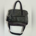 Tumi Beacon Hill Leather Laptop $495 Tote Bag Green Brown Unisex Photo 1