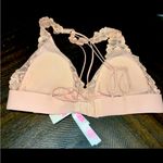 PINK - Victoria's Secret PINK Lace Trim Velvet Bralette (S)! Photo 1