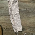 Athleta  Cream Light Pink Elation Textured Tight Leggings M Photo 3