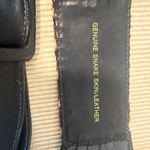 Genuine Snakeskin Leather Wide Stretch Waist Belt Boho Western Red Photo 4