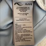 KJUS Women's Retention Golf Jacket Insulated Full Zip White Size 40 or Large Blue Photo 8