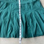 Moon Wood Plus Size Pleated Skirt High Waist with Shorts Sz XL Dark Green = Photo 5