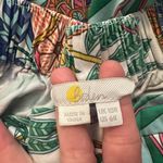 Boden Pull On Danby Pants Tropical Floral Print Size 6 White Photo 3