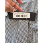 Petersyn Bettina Dress Black Checkered Gingham Ruffle Mini Long Sleeve Preppy L Size L Photo 4