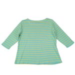 L.L.Bean  Womens Striped 3/4 Sleeve Boatneck Top XL Petite Cotton Blend‎ Photo 1