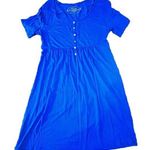 Soma Soft Jersey Short Dress Size Small Stretchy Blue Photo 0