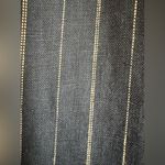 Betsey Johnson Vintage 90’s  Black Linen Striped Blazer Jacket size Small Photo 9