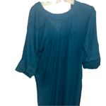 Teal shirt dress size M Blue Size M Photo 1