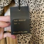 Japna  Circle Skirt Crop Top Leopard Print Coord Set L Photo 2