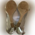 Ann Taylor  gold metallic wedge sandals 7 1/2M Photo 12