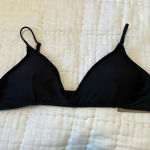 J.Crew NWT  French‎ Bikini Top in black XXL & 2X Photo 1