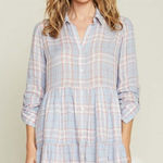 Veronica Beard NWT  Jemila Shirtdress in Vapor Multi Size Medium Photo 0