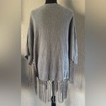 🤍BETTY & CO. Tassel Fringe Knit Shawl Wrap🤍 ~One Size Gray Size undefined Photo 5