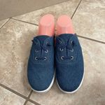 Clarks Cloudsteppers Denim Mule Sneakers Women's Size 10 Casual Shoes Photo 10