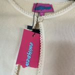 Edikted NWT  Jayne Split Front Knit Cardigan Yellow Photo 2