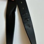 Target Black faux leather belt w/ silver buckle Photo 1