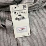 ZARA  Ribbed Knit Hoodie Sweater Women's Size‎ M Casual Lounge Athleisure NWT Photo 3