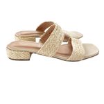 Joie  Niki Raffia Braided Straw Slip On Sandal Neutral Size 7.5 Photo 10