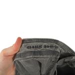 American Eagle Classic Bootcut Cargo Jeans Grey Boho High Rise Womens 14 Photo 6