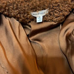 Max Studio Teddy Jacket Coat Women’s Size Medium Brown  Photo 9