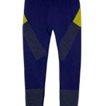 Fabletics x Demi Lovato Leggings Women Small Seamless Printed Purple Chartreuse Photo 0