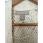 Banana Republic  Cream Thick Knit Open Front 90s Preppy Cardigan Sweater size XS Photo 4