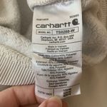Carhartt Relaxed Fit Hoodie Pullover Off White Women’s Sz L (fits More Like M) Photo 7