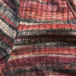 Free People New Wrap Tie Crop Top Rainbow Multicolor Stripe Boho Knit Pullover Photo 5