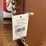 Michael Kors  Jet Set Large Saffiano Leather Crossbody Bag in Luggage NWT Photo 8