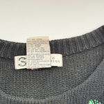 Christmas Holly Berry Beaded Holiday Sweater Size Lg Embroidered Knit Black Photo 5