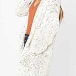 Altar'd State Altar’d State Knit Confetti Speckled Open Front Cardigan Sz XS Photo 5