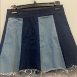 Stolen Hearts Dark and faded blue women’s skater skirt Photo 1
