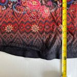 Energe Sz L Sugar Skull Cat Stretch Shirt Long Sleeve Blouse Top Pullover Red Size L Photo 4