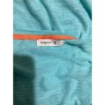 One Teaspoon Teaspoon Women's Aqua Blue Cotton 3/4 Sleeve Cardigan Sweater Pockets Size L Photo 3