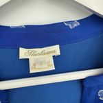 Shoshanna  Blue Marlene Floral Button Front Mini Dress Size 8 Formal Photo 4