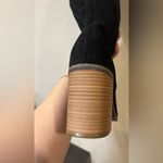 Target Brand Faux Suede Black Knee High Length Boots Chunky Heel Size 9.5 Photo 12