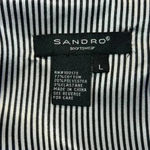 Sandro  Sportswear Double Breasted Dark Denim A99 Photo 3