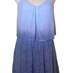 BCX PRETTY Blue Ombre Popover Spaghetti Strap Mini Dress Photo 0