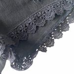 LF new Carmar Denim π½ Titania Crochet Trim Denim Shorts π½ Black π½ Size 28 Photo 7