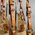 Dooney & Bourke Hobo East/West Mini Slouch Tan & Leather Photo 14